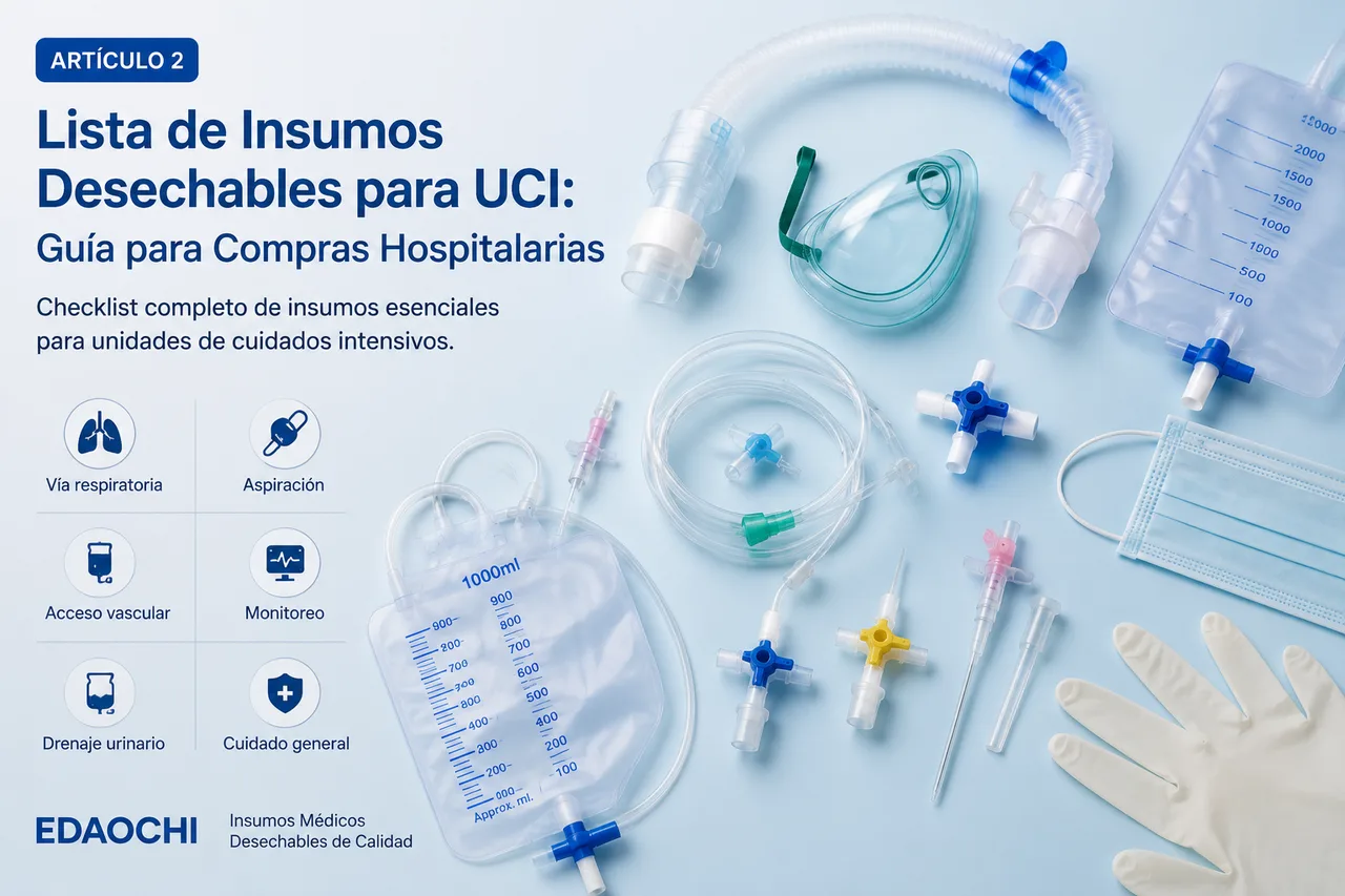 ¿Cómo Equipar una UCI? Lista de Insumos Desechables