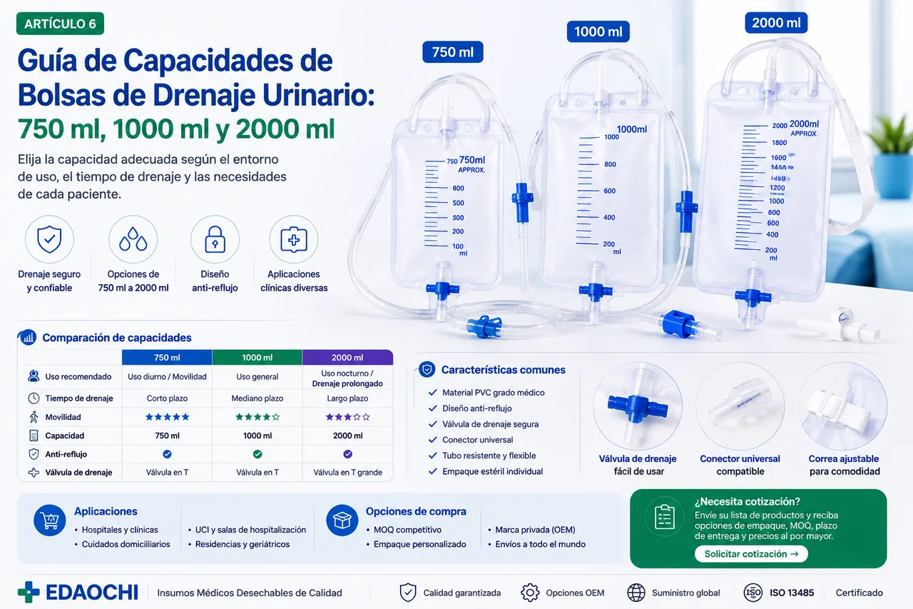 Bolsa de Drenaje Urinario: Bolsa de Cama vs Bolsa de Pierna y Cómo Elegir