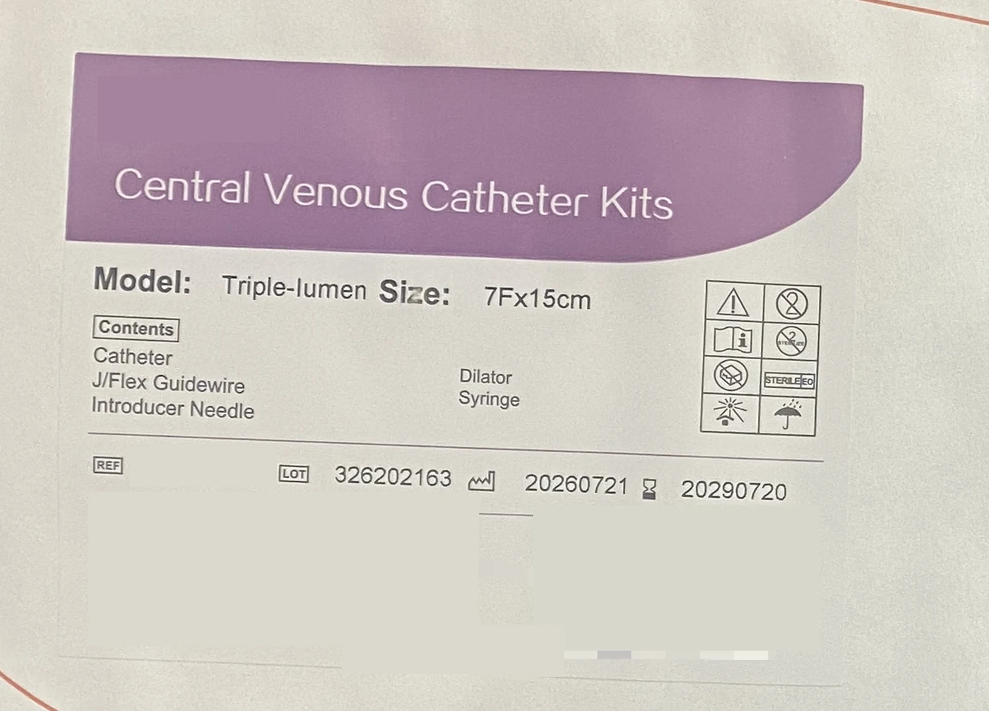 Central Venous Catheter (CVC) Kit — Single, Double & Triple Lumen — miniatura 3