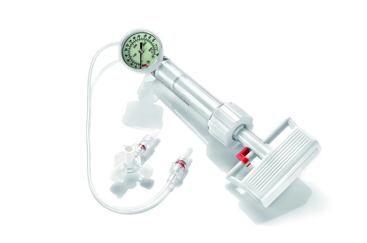 Dispositivo de Inflado de Balón — 30 y 40 bar, con Manómetro — Balloon Inflation Device — 30 & 40 bar, with Gauge SKU XY-INF