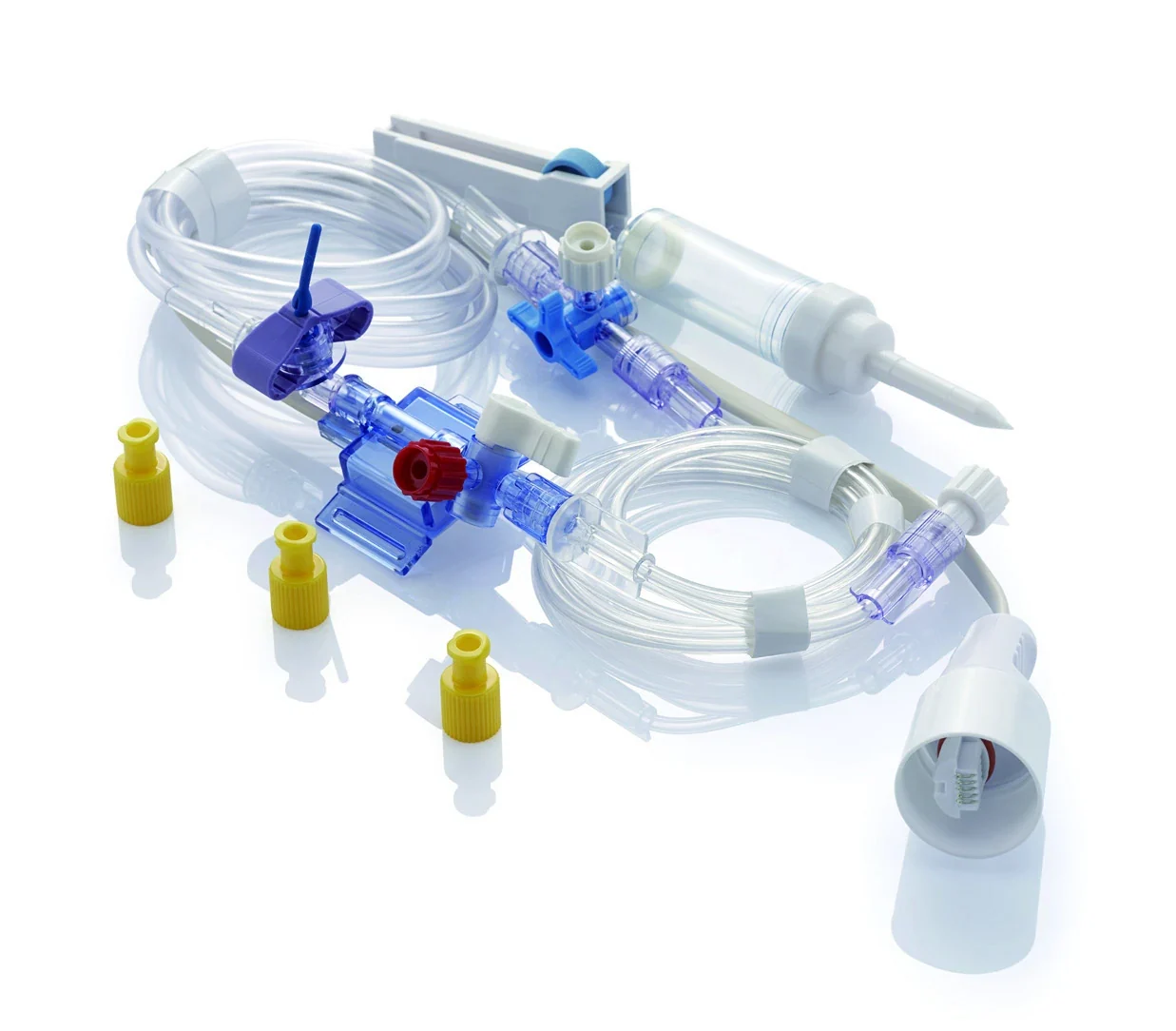 Transductor de Presión Desechable — Monitoreo PAI de 1 a 3 Canales — Disposable Pressure Transducer — 1 to 3 Channel IBP Monitoring SKU XY-DPT