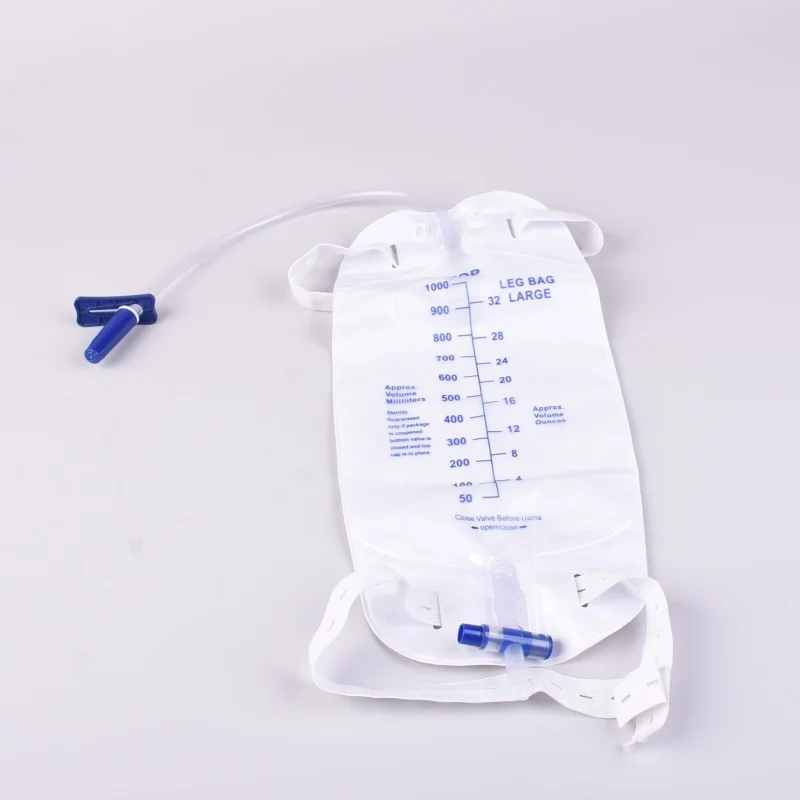 Bolsa Urinaria de Pierna Desechable — 750 ml y 1000 ml — Disposable Urinary Leg Bag — 750 ml & 1000 ml SKU XY-ULB